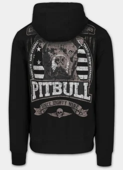 Men's Zip-up hoodie TROUBLEMAKER - Black