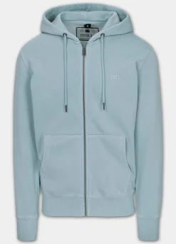 Men's Zip-up hoodie Washed Lancaster II - Washed blue