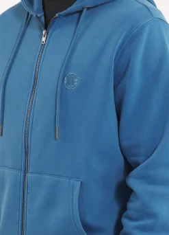 Men's Zip-up hoodie Washed Lancaster II - Shade blue