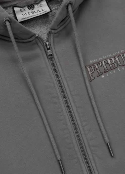 Men's Zip-up hoodie Washed ACE OF SPADES - Gray