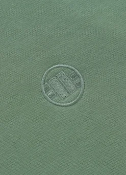 Men's Zip-up hoodie Washed Lancaster II - Sage green