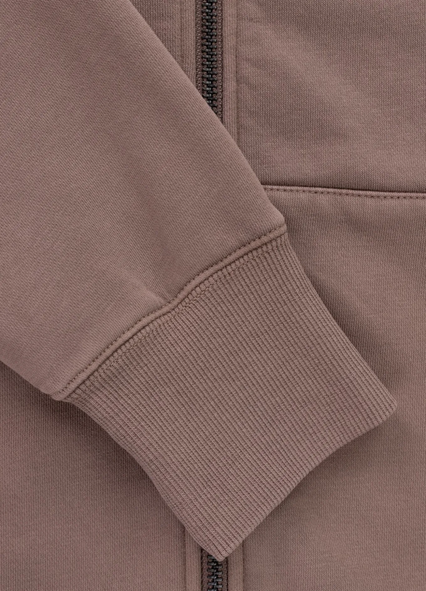 Men's Zip-up hoodie Washed Lancaster II - Burgundy