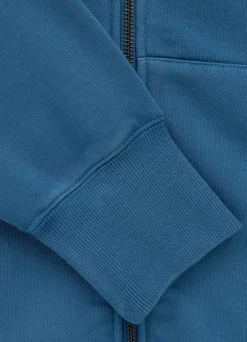Men's Zip-up hoodie Washed Lancaster II - Shade blue