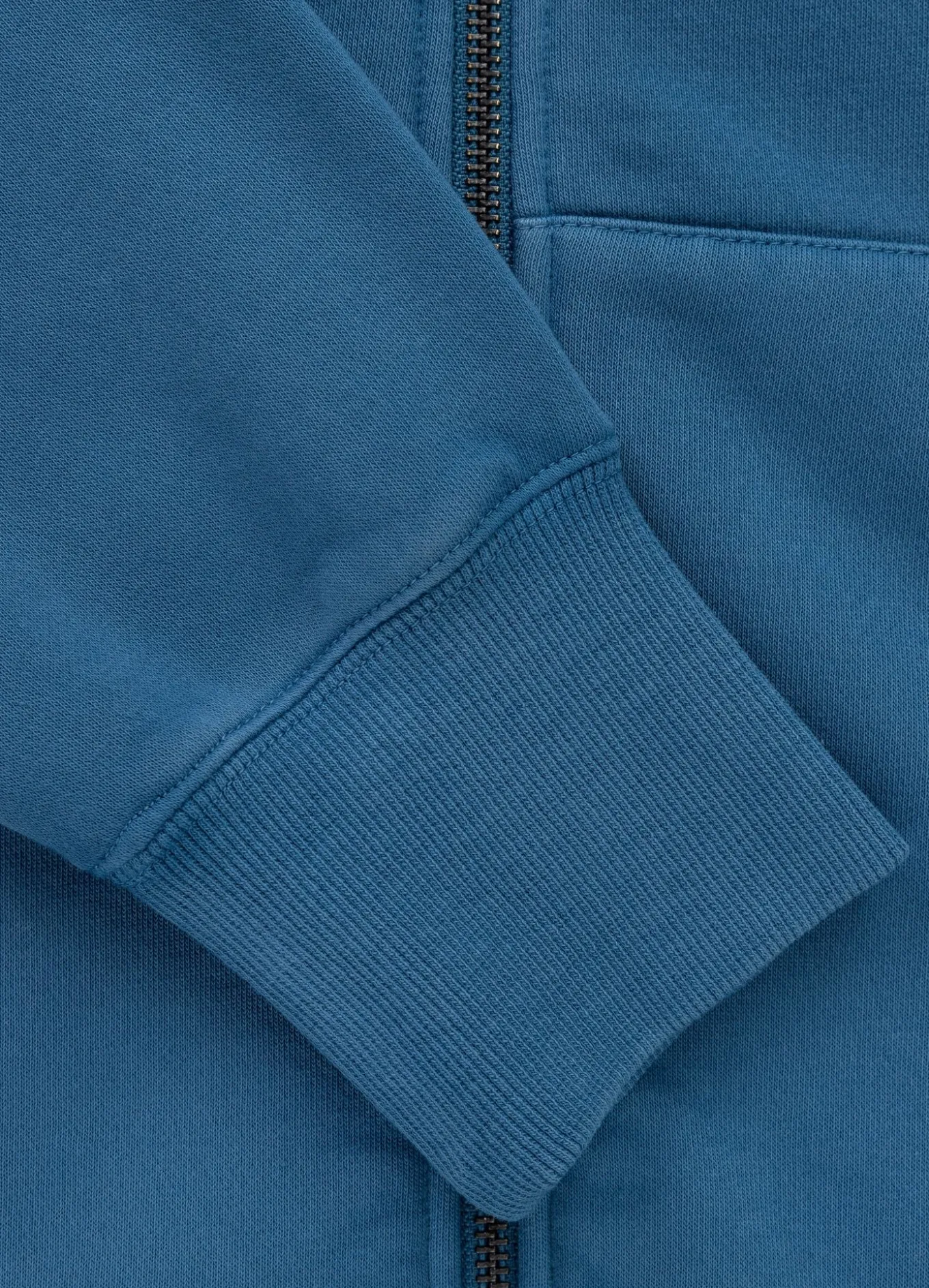 Men's Zip-up hoodie Washed Lancaster II - Shade blue
