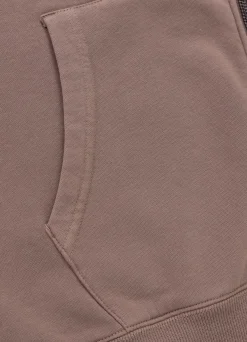 Men's Zip-up hoodie Washed Lancaster II - Burgundy
