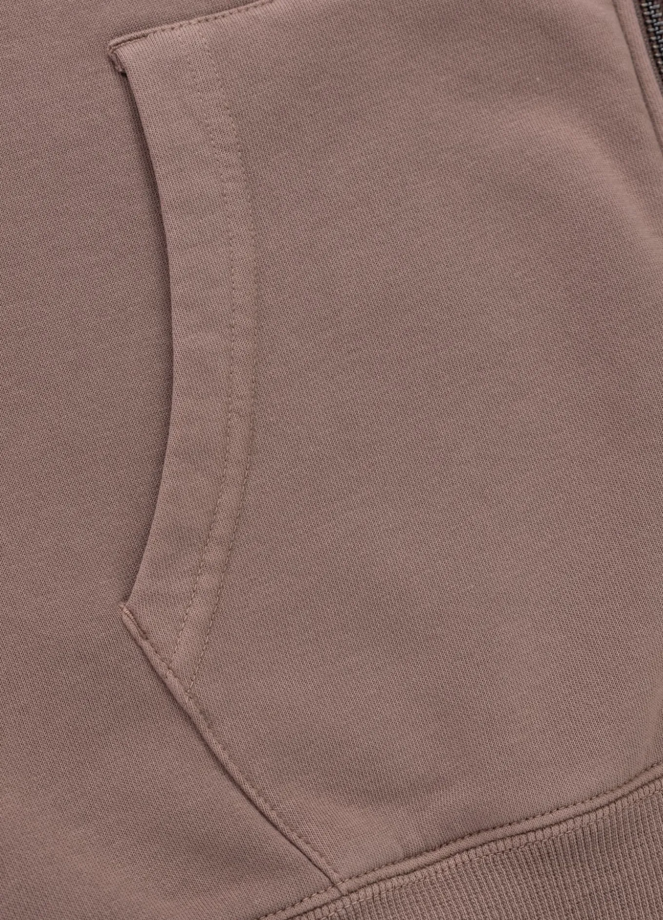 Men's Zip-up hoodie Washed Lancaster II - Burgundy