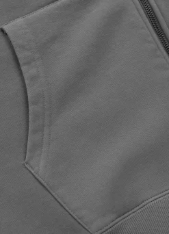 Men's Zip-up hoodie Washed ACE OF SPADES - Gray