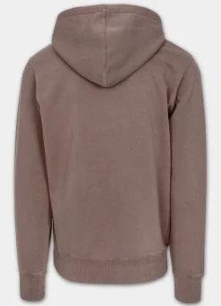 Men's Zip-up hoodie Washed Lancaster II - Burgundy