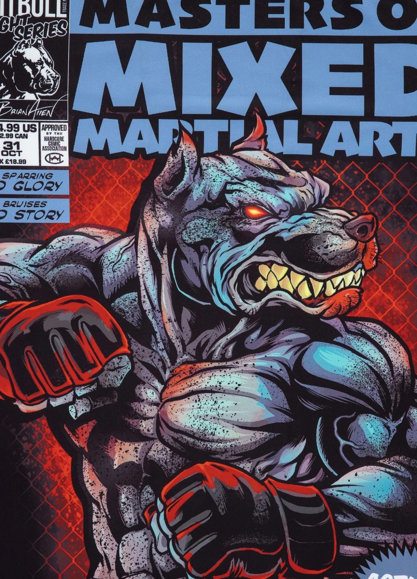 T-Shirt Mesh Performance Pro plus Masters Of MMA