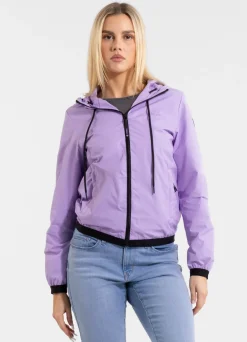 Women's hooded jacket PRIMOSA - Lilac