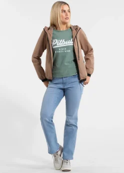 Women's hooded jacket PRIMOSA - Dark Sand