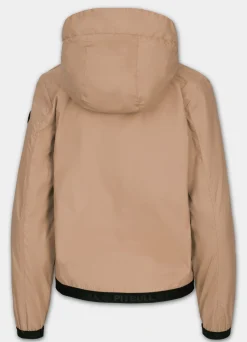Women's hooded jacket PRIMOSA - Dark Sand