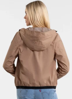 Women's hooded jacket PRIMOSA - Dark Sand