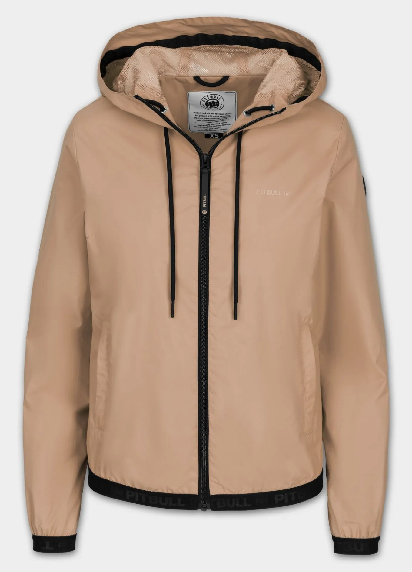 Women's hooded jacket PRIMOSA - Dark Sand