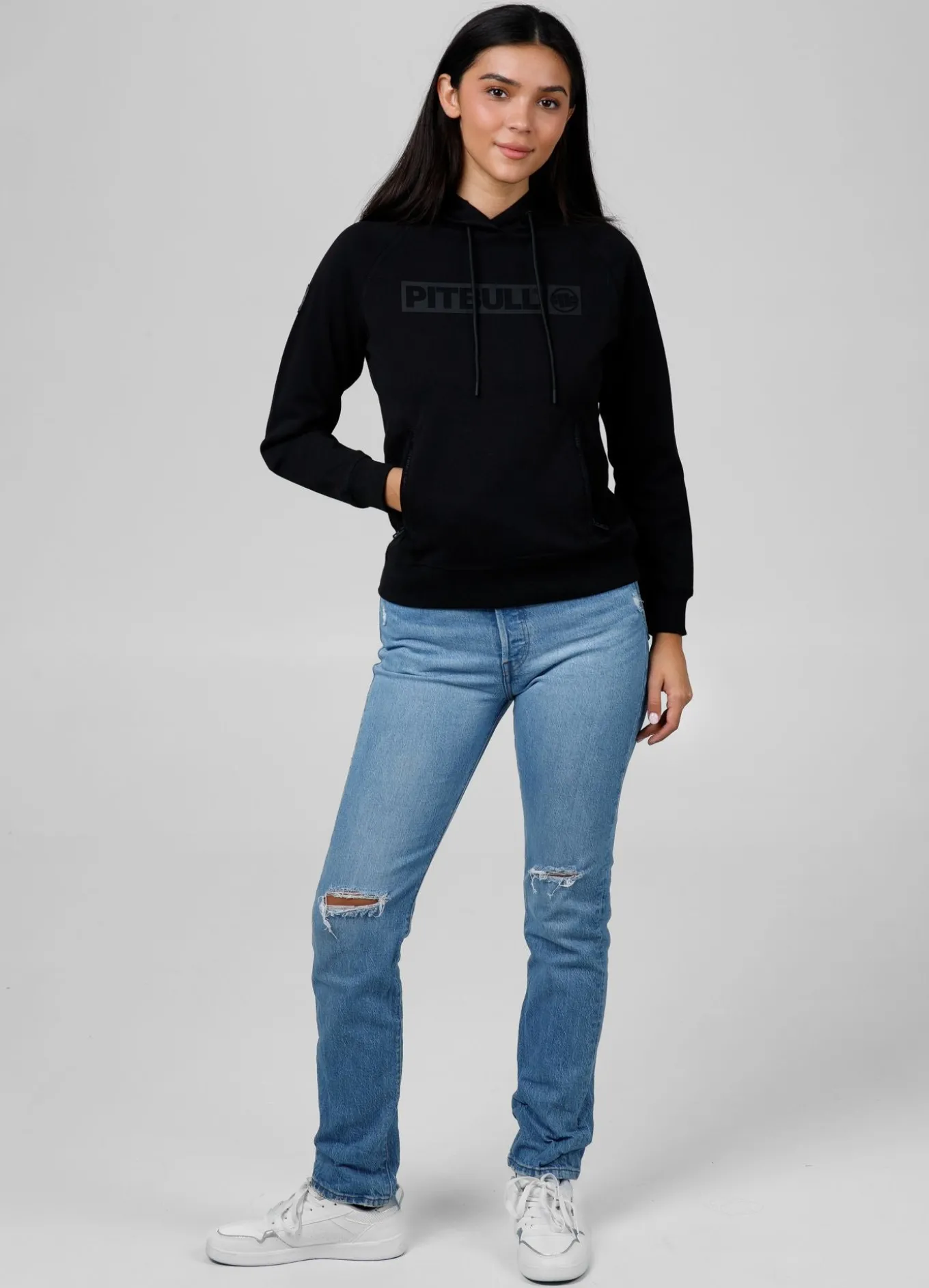 Women's hoodie Georgia - Black/Black