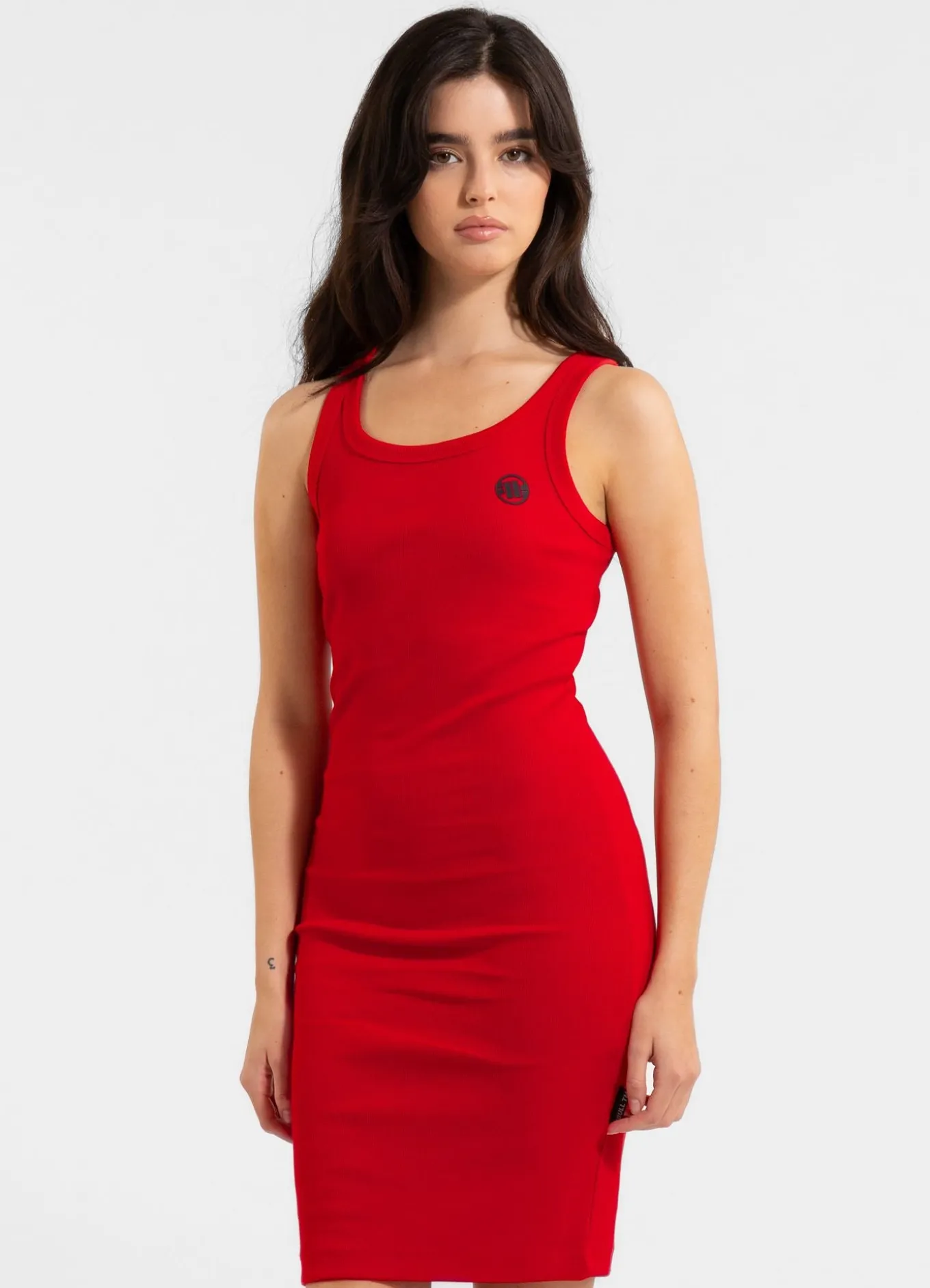 Women's Sports dress Rib LAYLA - Red