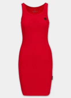 Women's Sports dress Rib LAYLA - Red