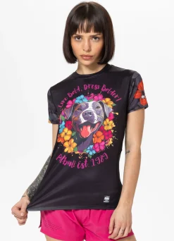 Women's Sports Shirt Mesh HAPPY-PIT - Black