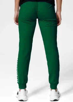 Women's sweatpants French Terry JUDITH - Dark green
