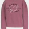 Women's sweatshirt Washed MANZANITA HEART