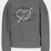 Women's sweatshirt Washed MANZANITA HEART