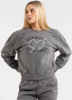 Women's sweatshirt Washed MANZANITA HEART