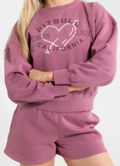 Women's sweatshirt Washed MANZANITA HEART