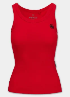 Women's Tank Top Rib LAYLA - Red