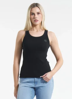 Women's Tank Top Rib LAYLA - Black
