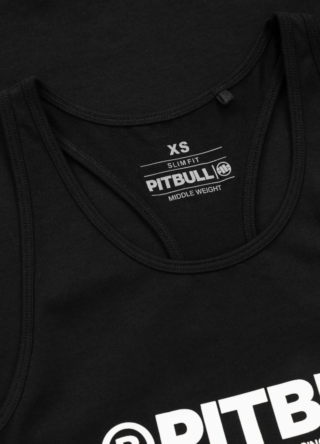 Women's Tank Top Slim Fit PITBULL R - Black