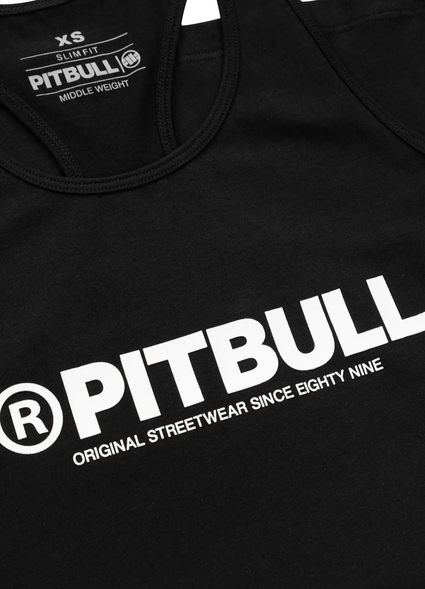 Women's Tank Top Slim Fit PITBULL R - Black