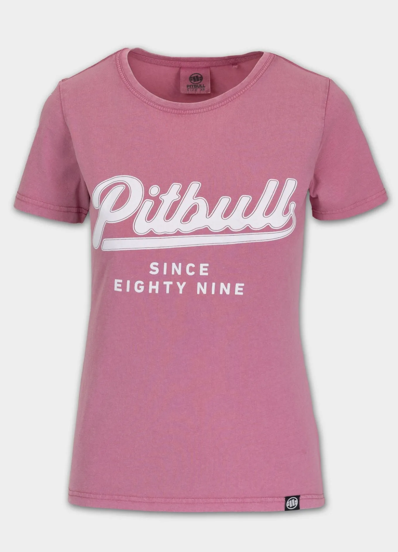 Women's T-Shirt Denim Washed ANGEL LOGO - Pink