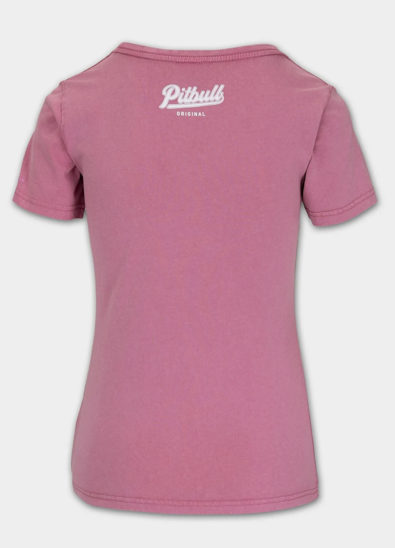 Women's T-Shirt Denim Washed ANGEL LOGO - Pink
