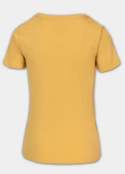 Women's T-Shirt HEARTIE - Pale yellow