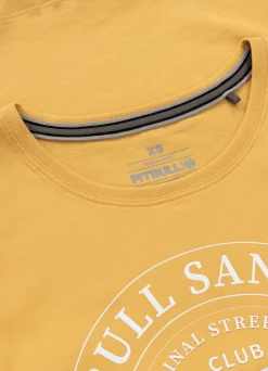 Women's T-Shirt HEARTIE - Pale yellow