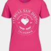 Women's T-Shirt HEARTIE - Rasberrry