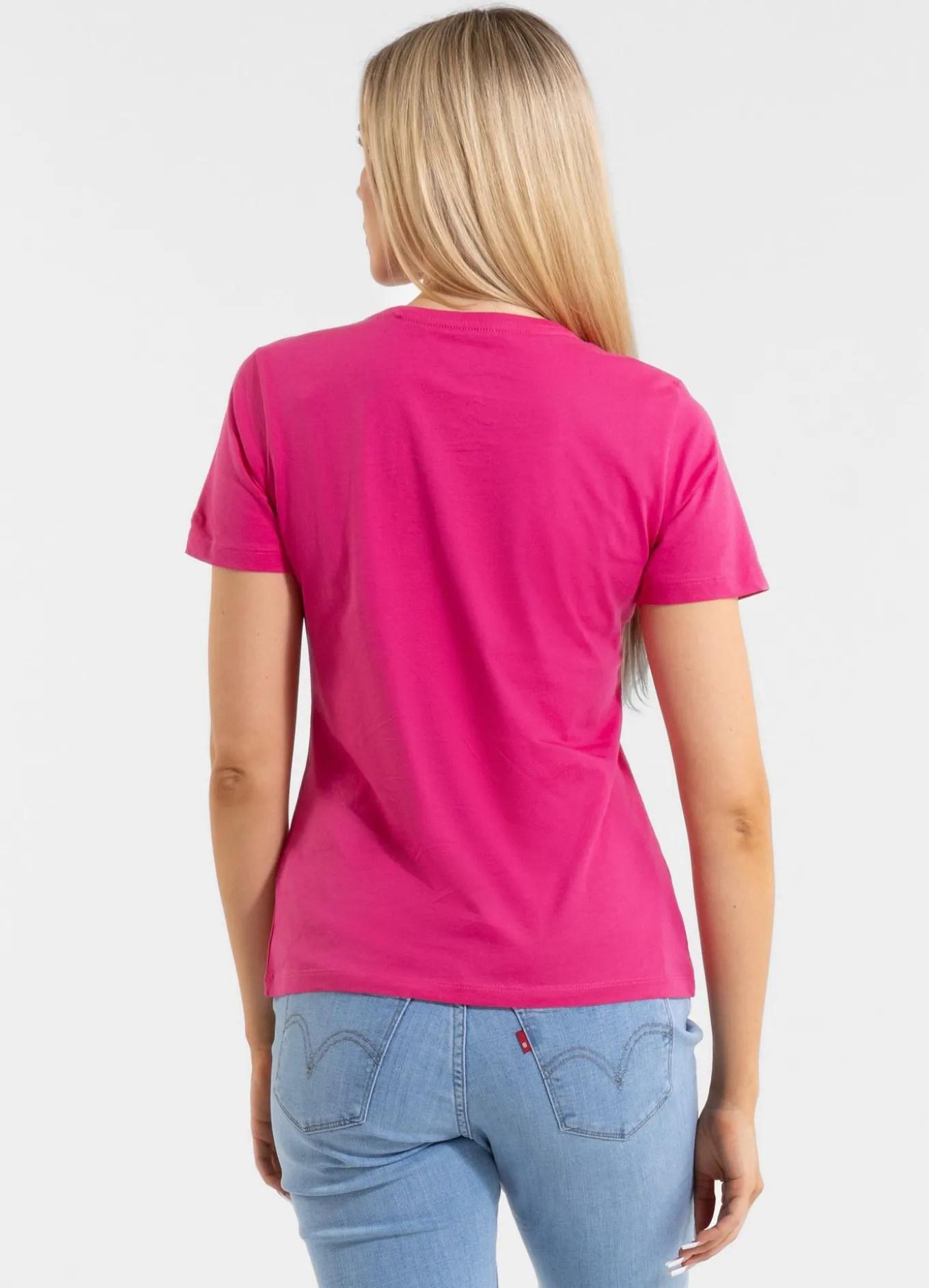 Women's T-Shirt HEARTIE - Rasberrry
