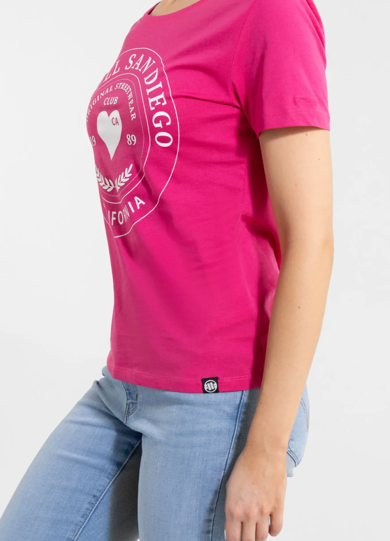 Women's T-Shirt HEARTIE - Rasberrry