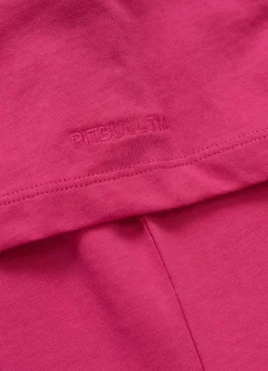 Women's T-Shirt SUNGLASSES DOG - Raspberry
