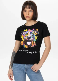 Women's T-Shirt WATERCOLOR - Black