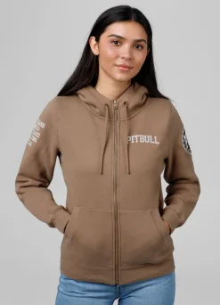 Women's zip-up hoodie French Tyrian