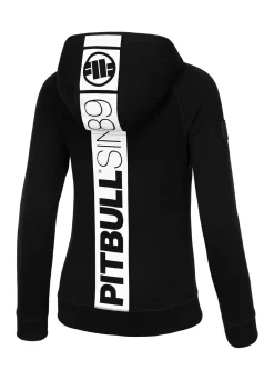Women's zip-up hoodie Fuchsia - Black