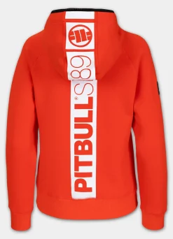 Women's zip-up hoodie Fuchsia - Flame red
