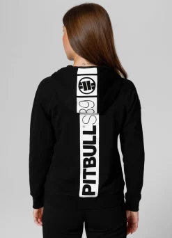 Women's zip-up hoodie Fuchsia - Black