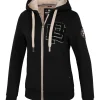 Women's zip-up hoodie Sherpa Ruffina