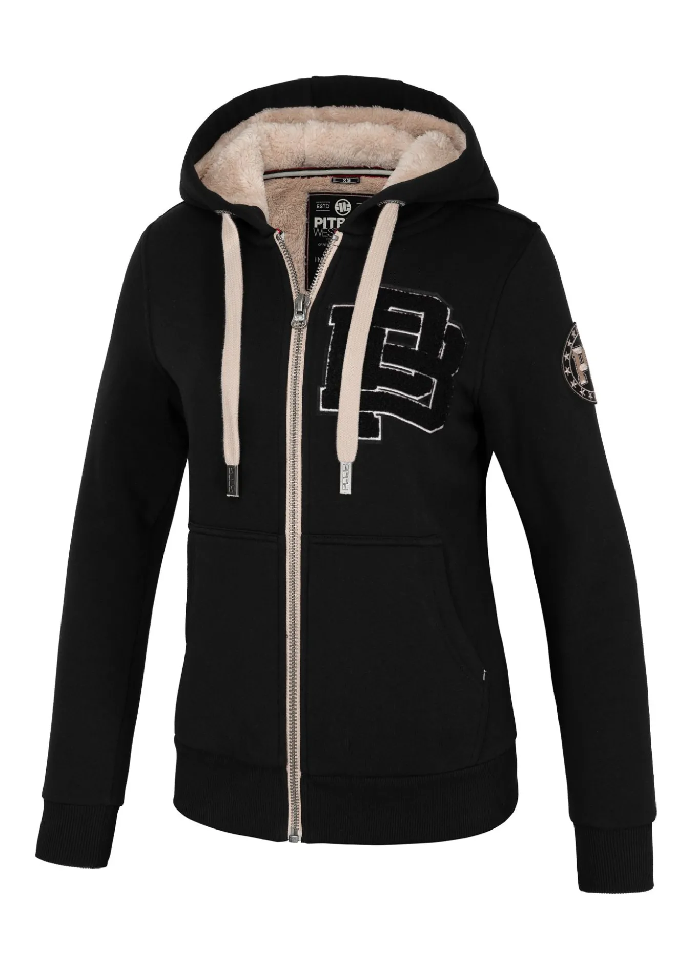 Women's zip-up hoodie Sherpa Ruffina