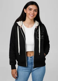 Women's zip-up hoodie Sherpa Ruffina
