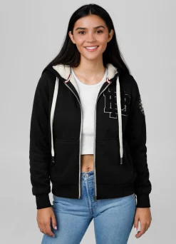 Women's zip-up hoodie Sherpa Ruffina