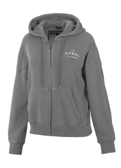 Women's zip-up hoodie Washed Manzanita