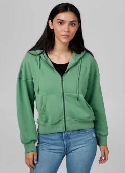 Women's zip-up hoodie Washed Manzanita II